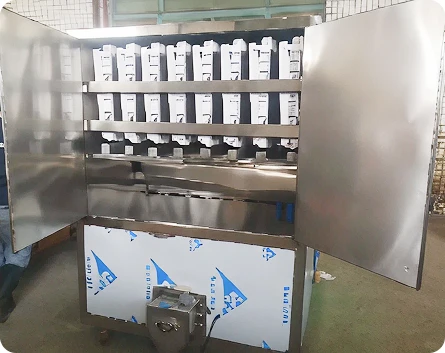 Machine &agrave; glace cubique refroidie &agrave; l'eau de 2 tonnes