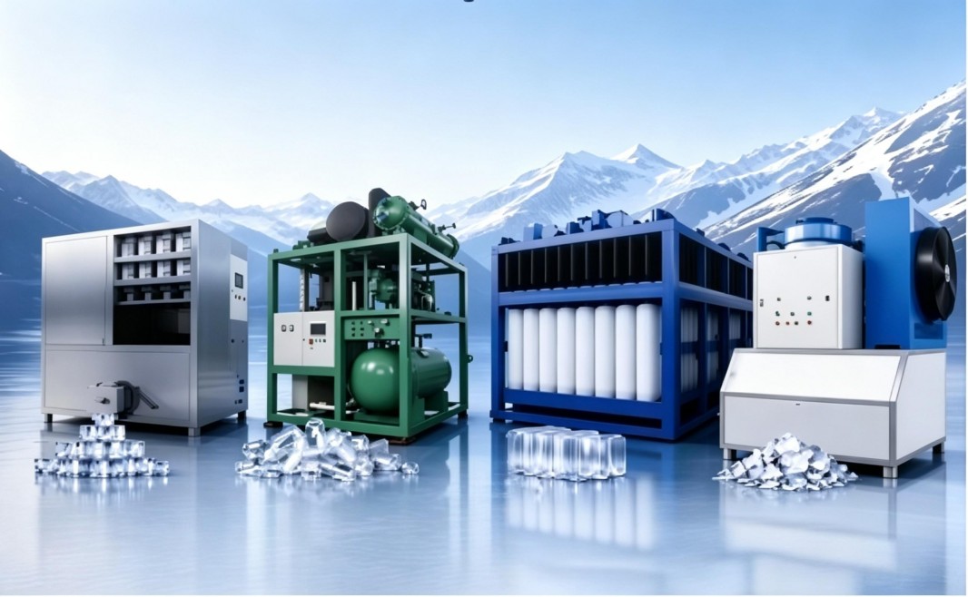 Types de glace pour machines à glace industrielles, mécanismes de formation et scénarios d'application