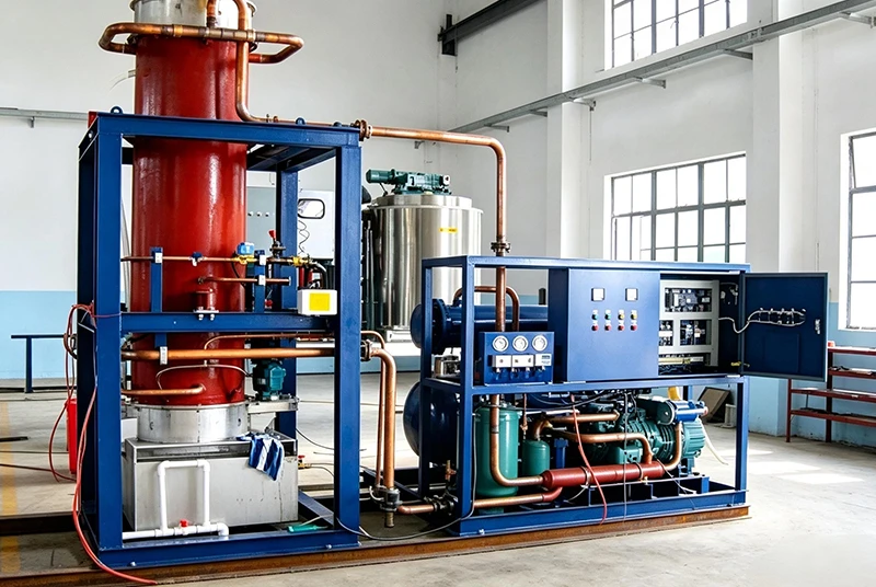 Fonctionnement des machines &agrave; glace industrielles