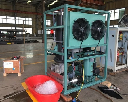 Machine &agrave; glace en tube de 1&nbsp;tonne vers la Colombie