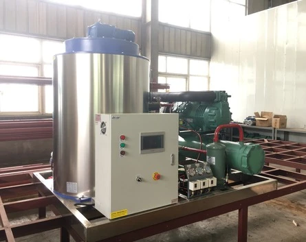Machine &agrave; glace en &eacute;cailles refroidie par air de 10&nbsp;tonnes vers la Russie