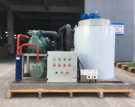 Machine &agrave; glace en &eacute;cailles refroidie &agrave; l'eau de 5&nbsp;tonnes vers la Tanzanie