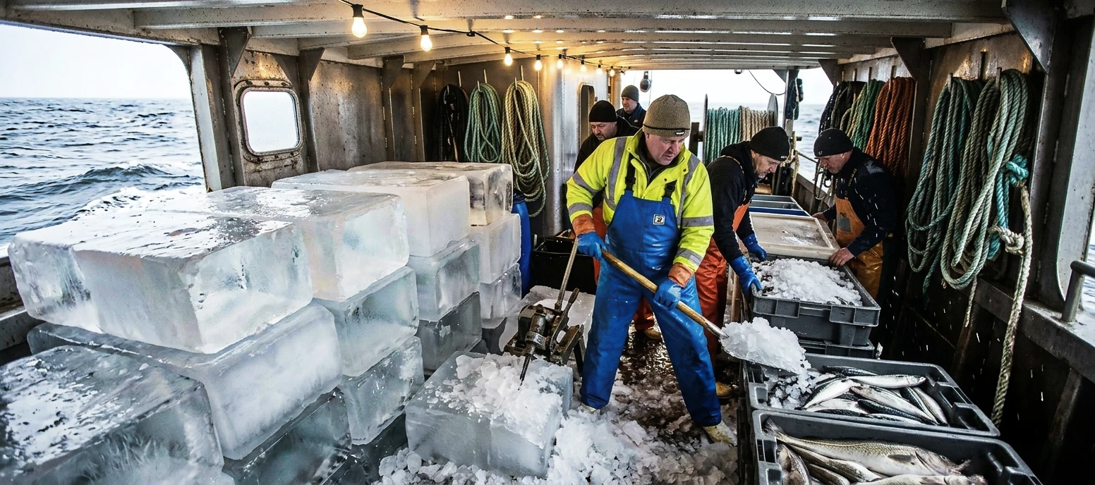 P&ecirc;che en haute mer et transformation des fruits de mer